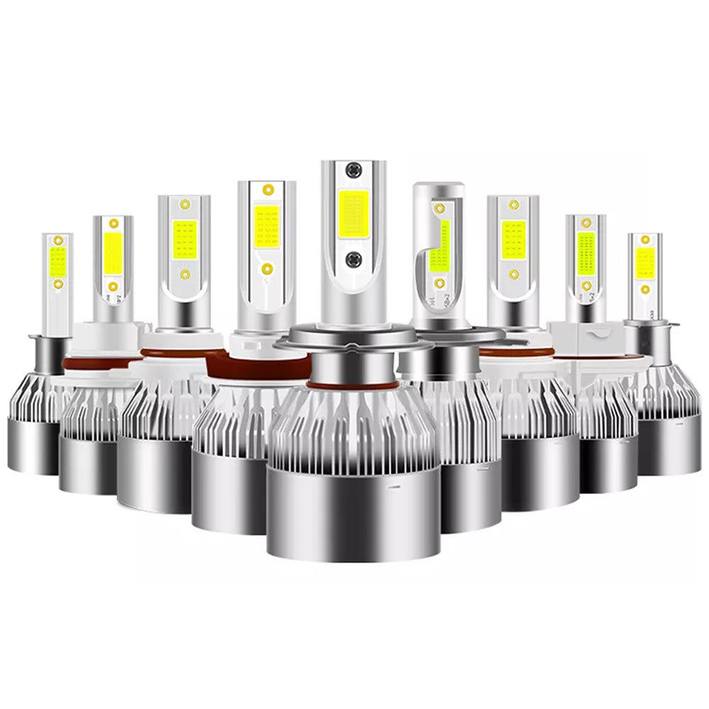 H4/HB2/9003 Headlight LED Kit with Fan Cooling System - 6800lms