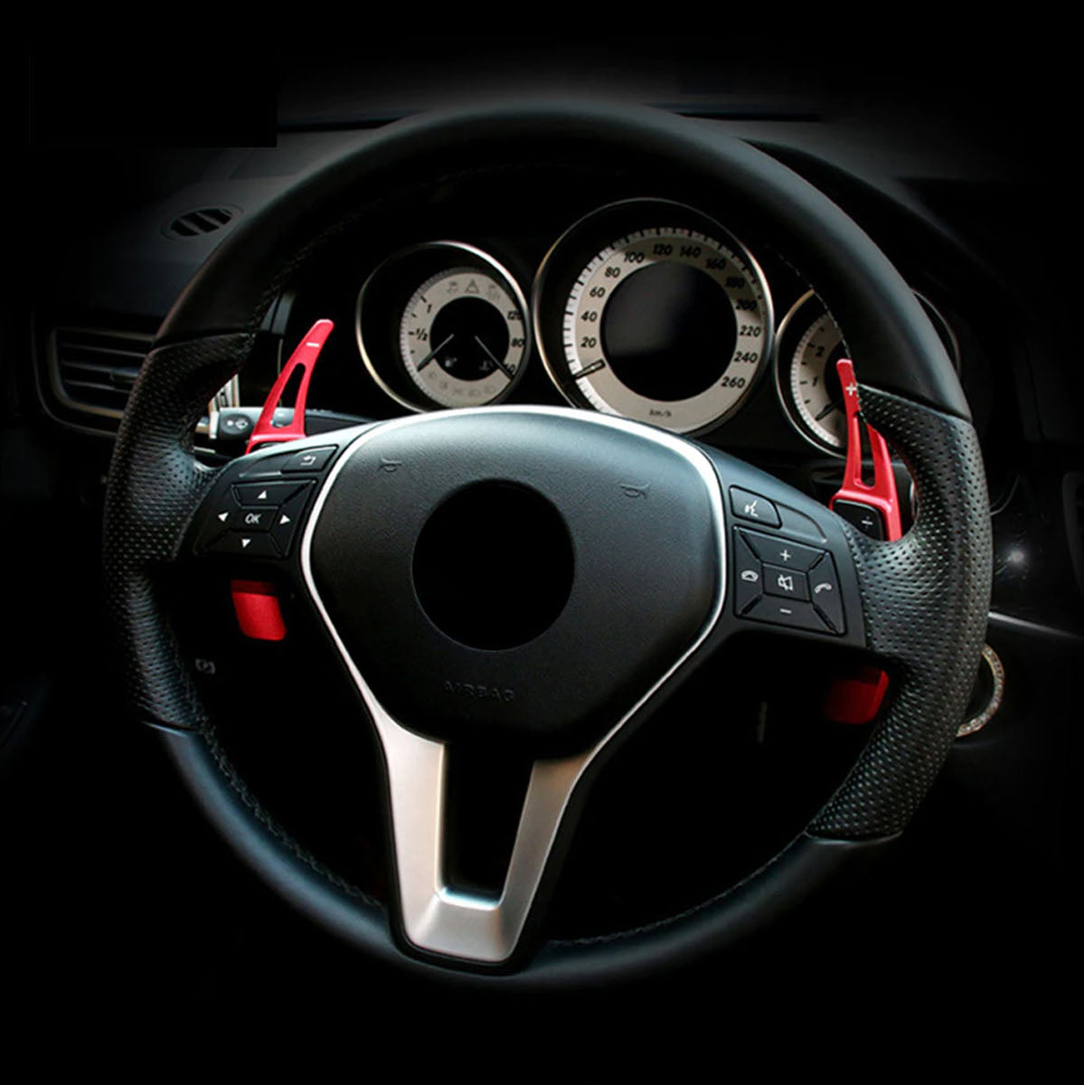 Paddle Shifter Extension for 2007-2015 Benz Mercedes A/ B/ E/ M/ R/ GL/ GLK/ SLK Class