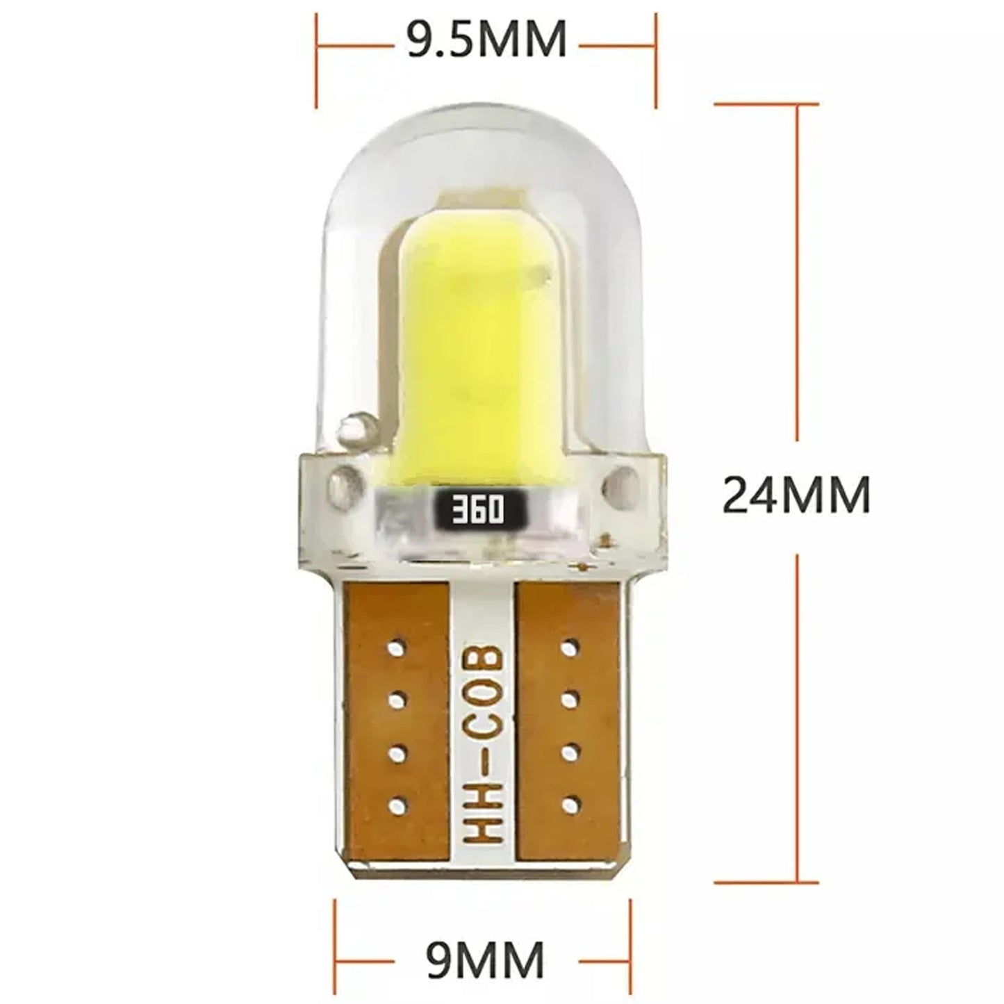 Silicone Gel T10 GEL LED Bulb