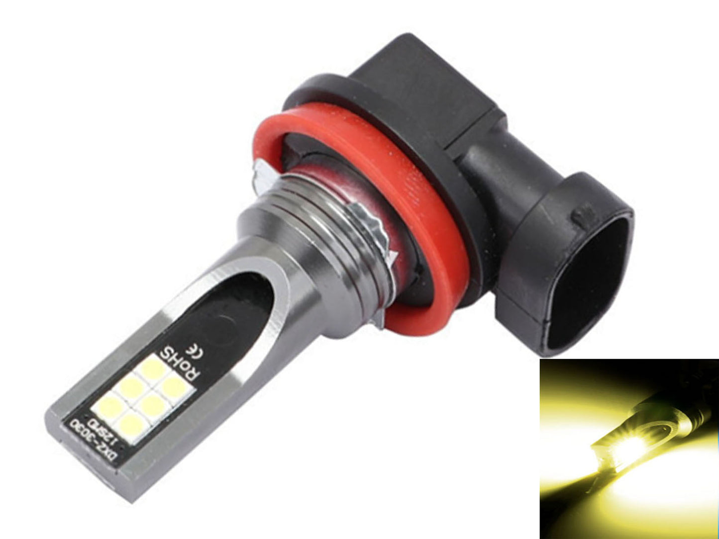 H8/H9/H11 LED Bulb - Yellow Light