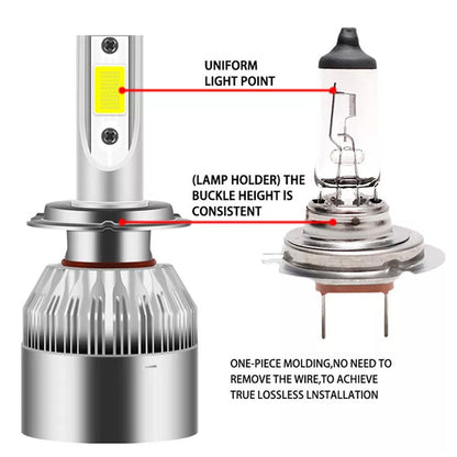 9006/HB4 Headlight LED Kit with Fan Cooling System - 6800lms