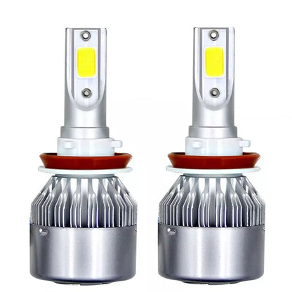 H8/H9/H11 Yellow LED Kit with Fan Cooling System - 6800lms