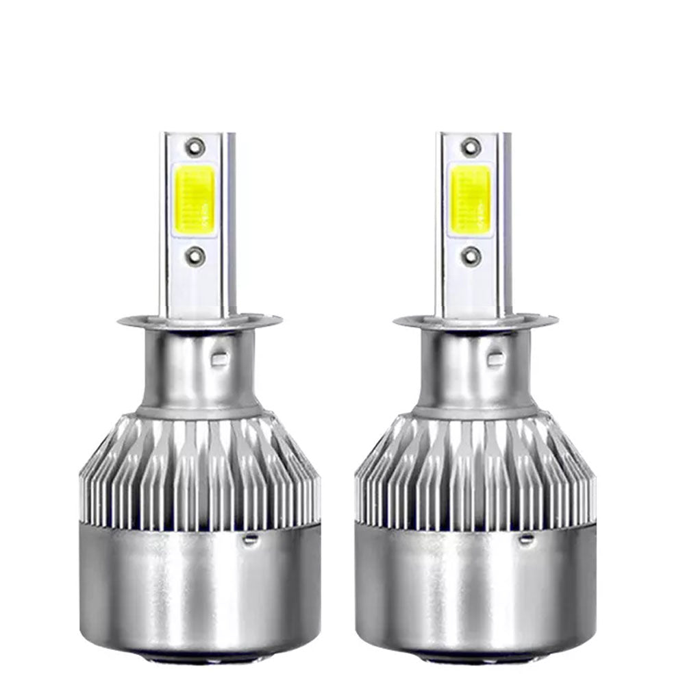 H3 Headlight LED Kit with Fan Cooling System - 6800lms