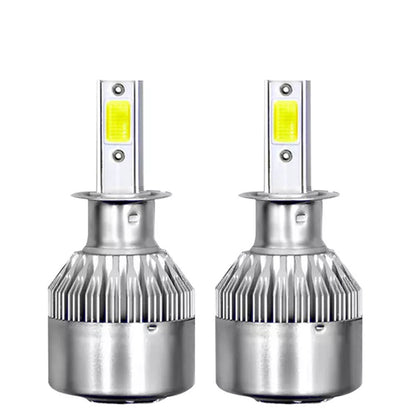 H3 Headlight LED Kit with Fan Cooling System - 6800lms