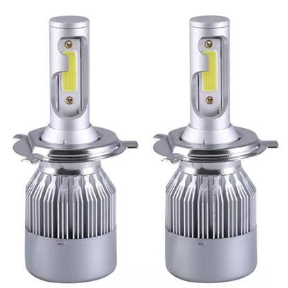 H4/HB2/9003 Headlight LED Kit with Fan Cooling System - 6800lms