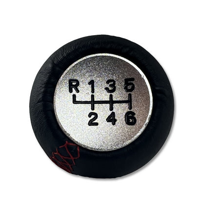6 Speed Leather Shift Knob - M8/ M10/ M12 thread