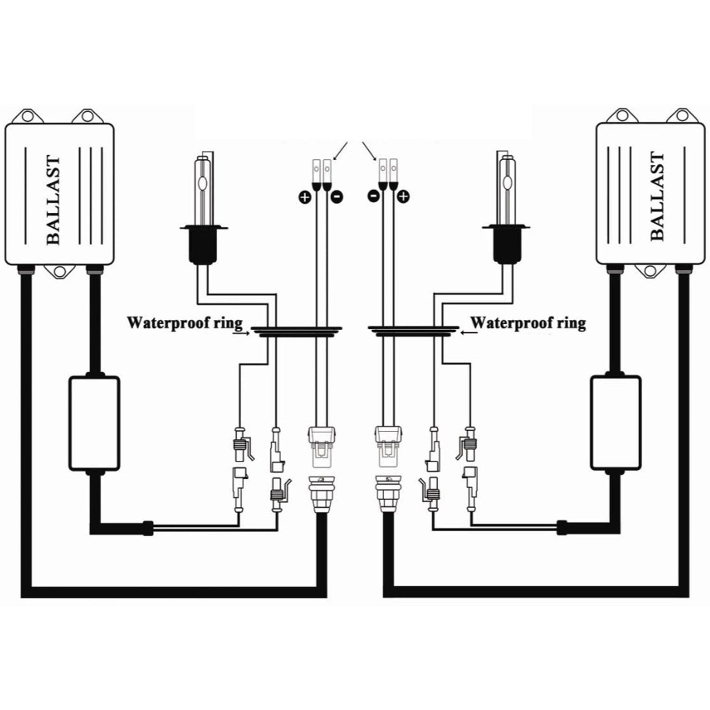 Xenon HID 9006/HB4 Bulb 55w - 4000lms