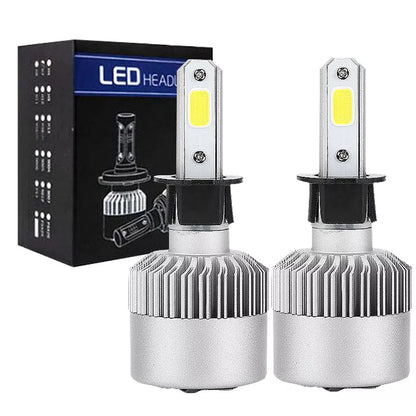 H3 Headlight LED kit with Fan Cooling System - 7200lms