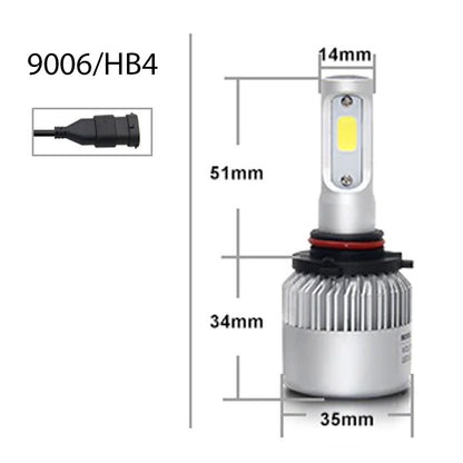 9006/HB4 Headlight LED kit with Fan Cooling System - 7200lms
