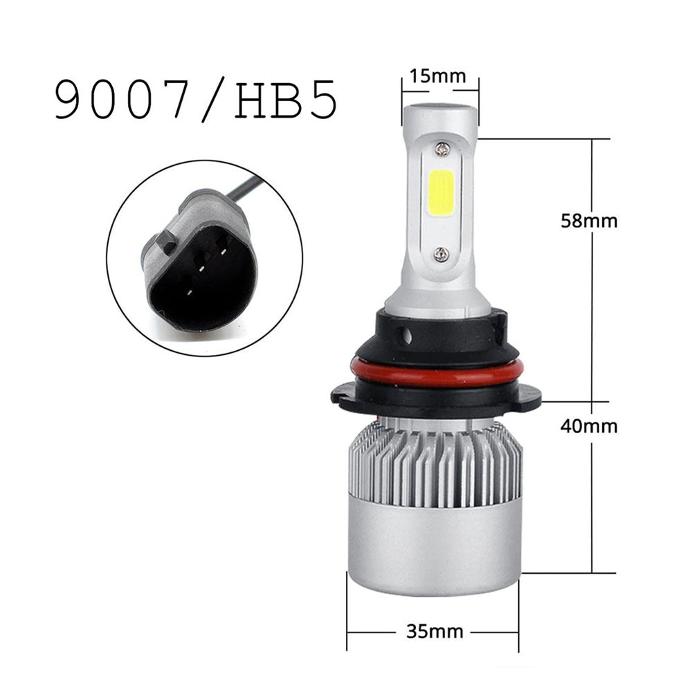 9007/HB5 Headlight LED kit with Fan Cooling System - 7200lms