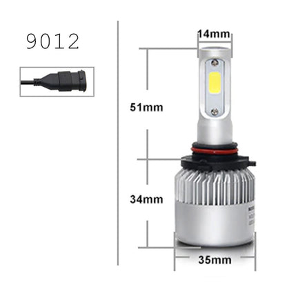 9012 Headlight LED kit with Fan Cooling System - 7200lms