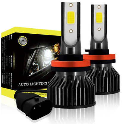 H8/H9/H11 Headlight LED kit with Fan Cooling System - 8000lms